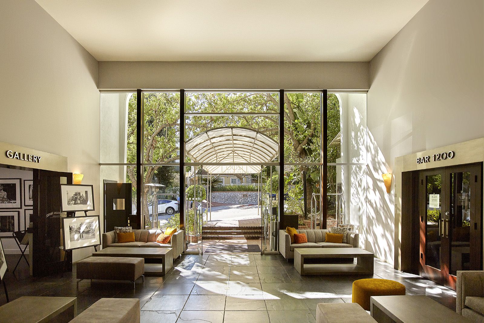 Front Lobby looking out towards Alta Loma